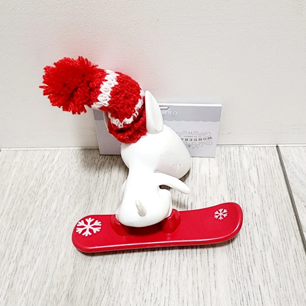 Target Bullseye Riding Snowboard Ornament